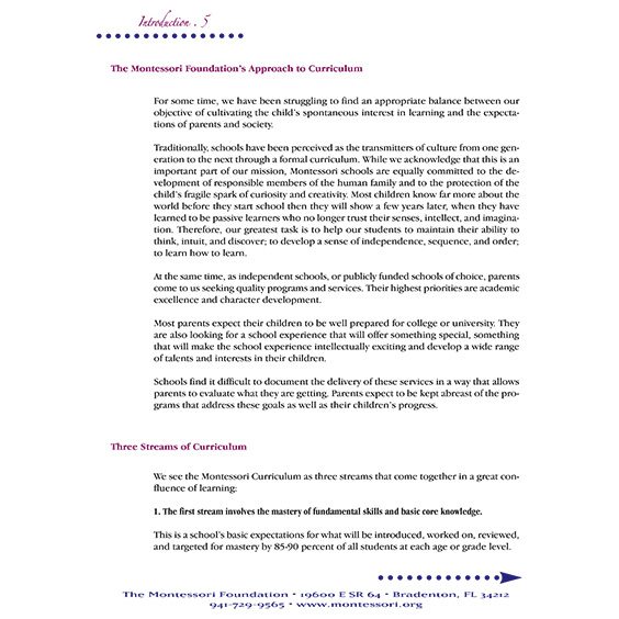 Montessori Curriculum Scope & Sequence - Image 9