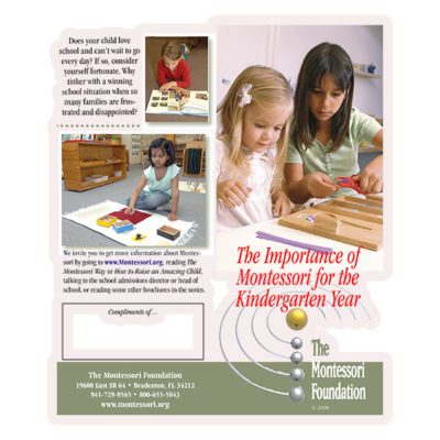 Pamphlet - The Importance of Montessori for the Kindergarten Year