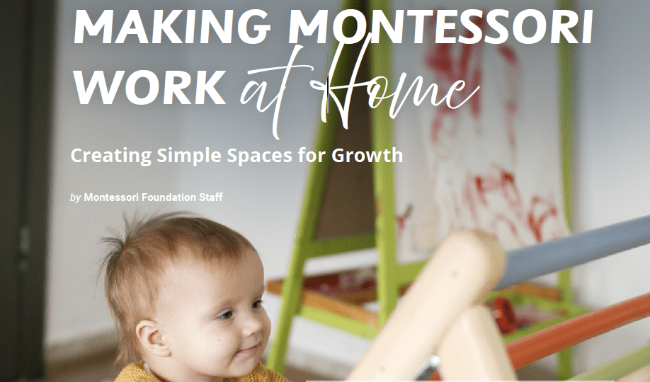 Making Montessori Work At Home