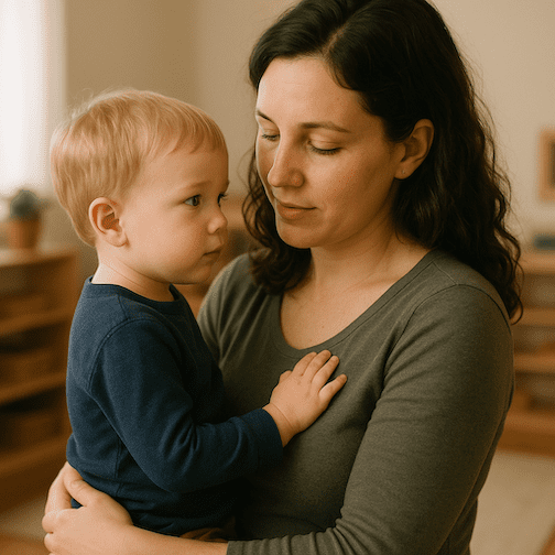mom and child